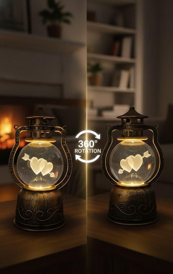 Crystal Ball Lamp – Romantic LED Valentine’s Day Gift for Girlfriend & Boyfriend