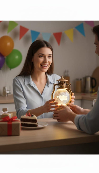 Crystal Ball Lamp – Romantic LED Valentine’s Day Gift for Girlfriend & Boyfriend